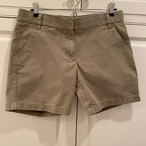 J.Crew Chino Shorts, size 6